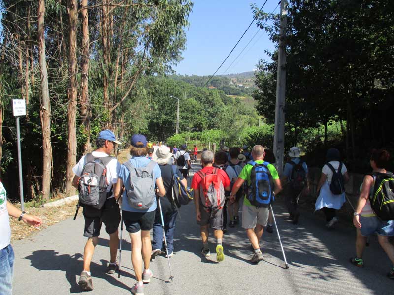 A primeira andaina, desta nova sesión celebrouse o pasado sábado día 15 de setembro, onde os participantes percorreron a Ruta da Cova Moura nas terras portuguesas de Monçao cunha distancia total de preto de 20 km.
