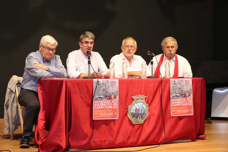 O xoves 18 de outubro, seguindo a tradición de todos os anos, o sindicato das Comisións Obreiras, xunto co Concello da Guarda, realizou unha homenaxe aos asasinados no campo de concentración de Camposancos durante a guerra civil.