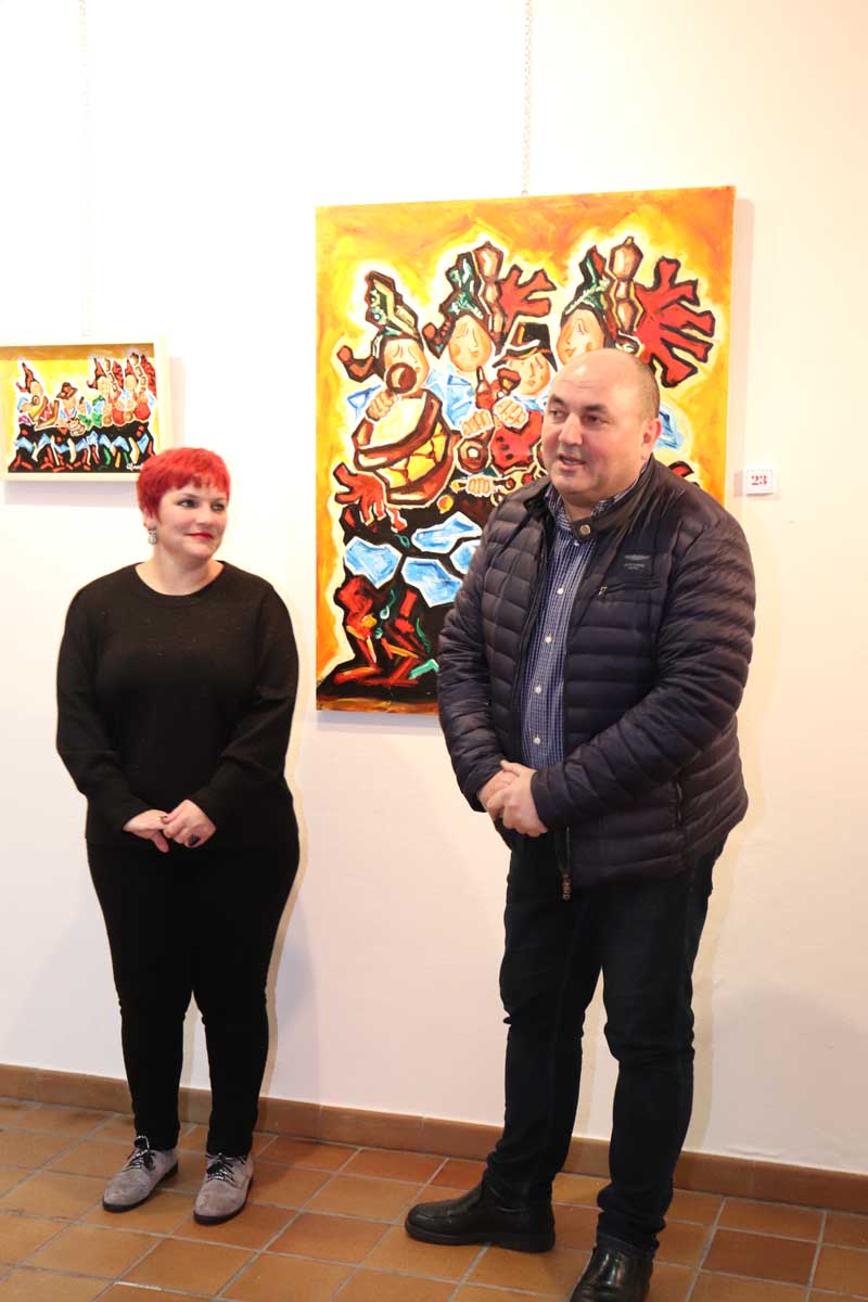 O pasado venres día 23 de novembro a Sala de Exposicións do Centro Cultural da Guarda acolleu a inauguración da Exposición de Pintura “Músicas da Terra” do artista pontevedrés Álvaro Novegil “Alvarellos”.