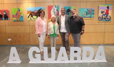 A Guarda acolle ata o 13 de agosto a exposición de pinturas da artista local Chuny Vázquez