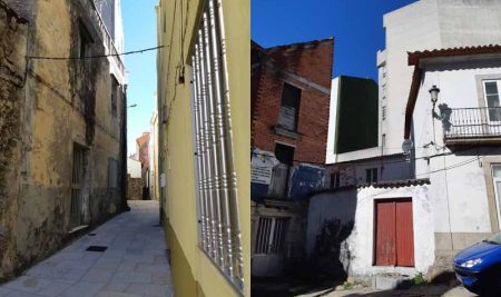 O concello da Guarda aproba a expropiación  que permitirá a apertura da rúa Baixo Muro