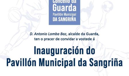 A Guarda inaugura este sábado o Pavillón Municipal da Sangriña
