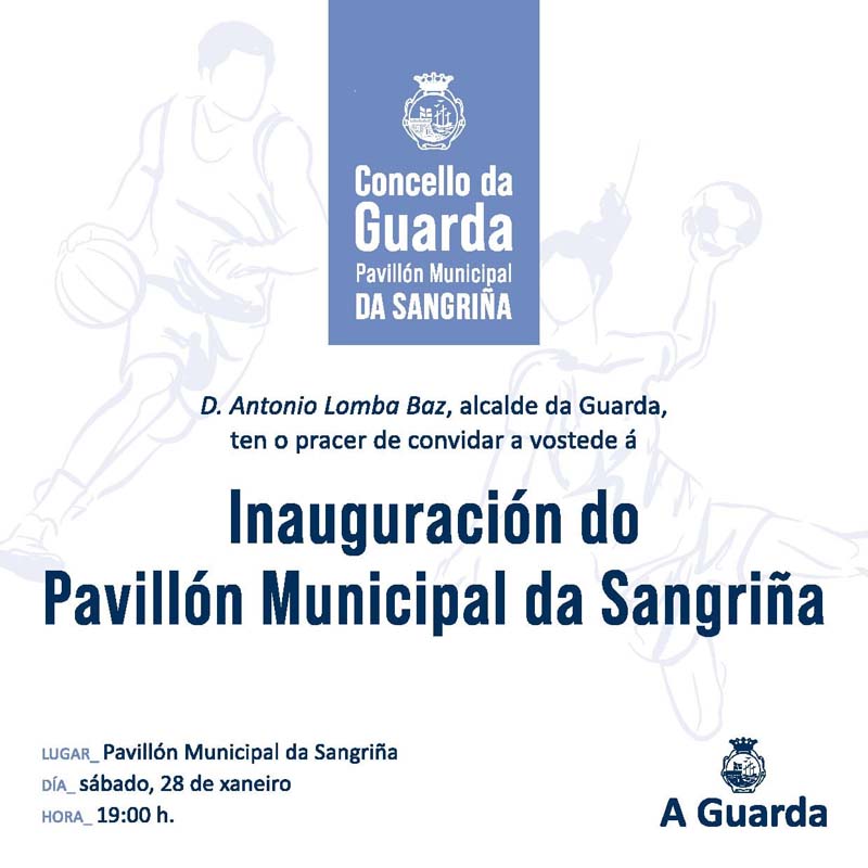 A Guarda inaugura este sábado o Pavillón Municipal da Sangriña