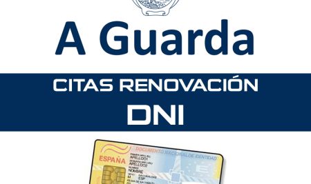 Citas para a renovación do DNI na Guarda para o mes de febreiro