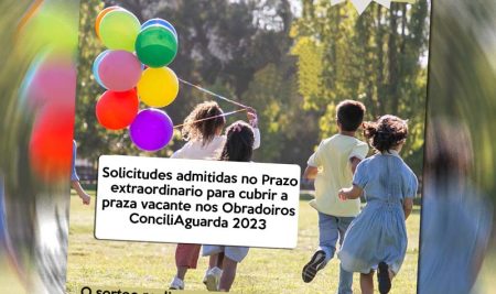 Solicitudes admitidas no Prazo extraordinario para cubrir a praza vacante nos Obradoiros ConciliAguarda 2023