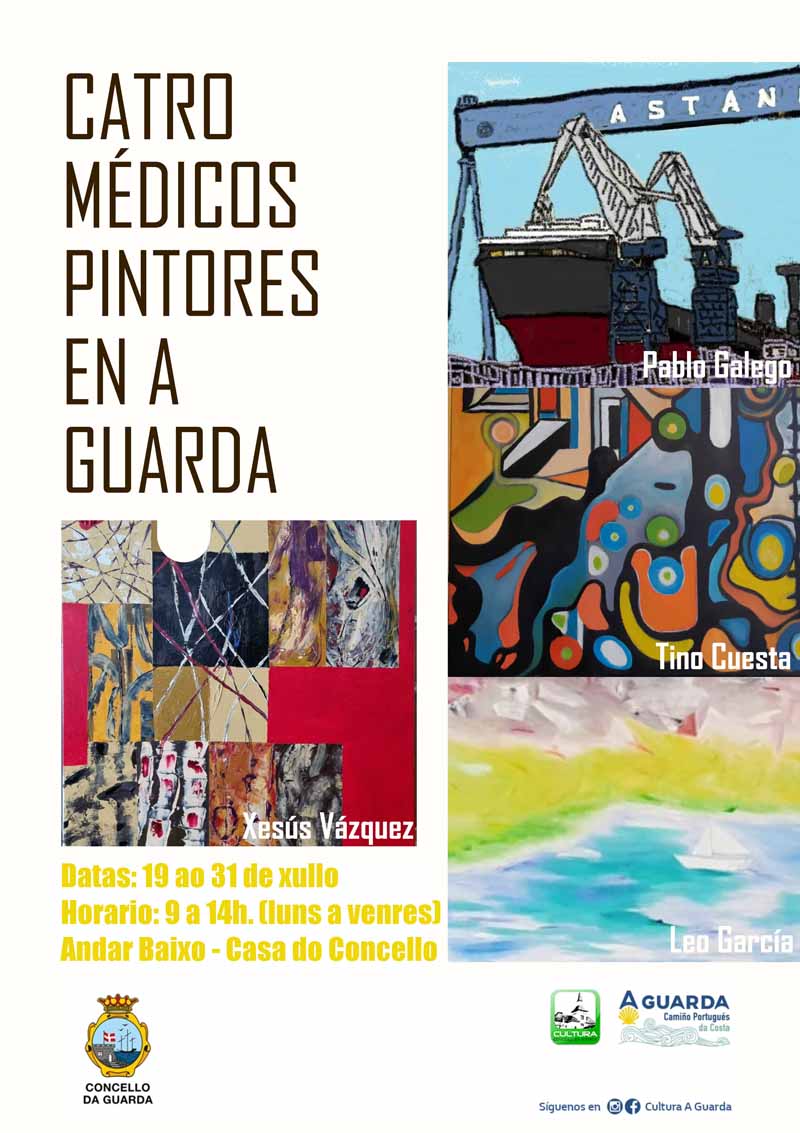 A Casa Dos Alonso Acolle A Exposición “Catro Médicos Pintores En A Guarda”