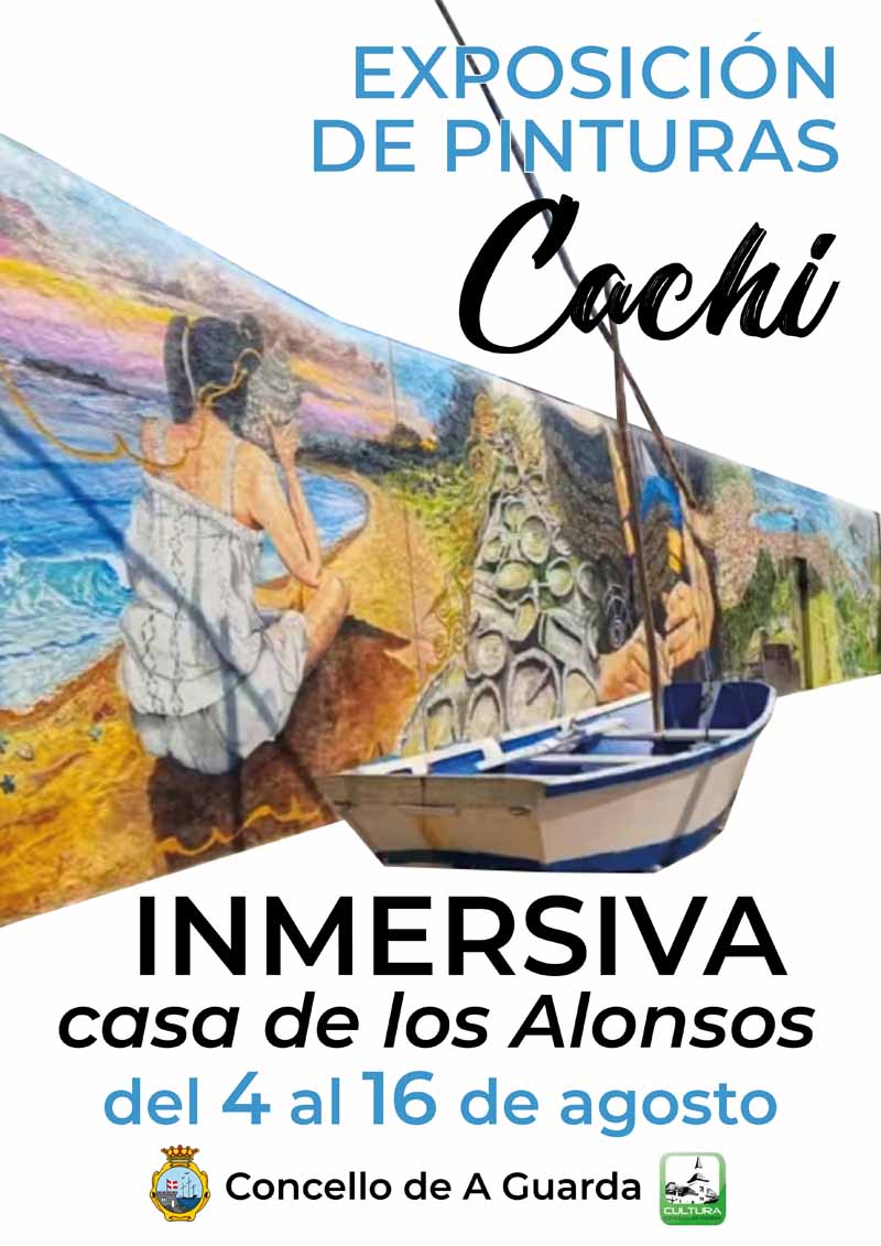 O pintor guardés “Cachi” expón na Casa dos Alonso do 4 ao 16 de agosto