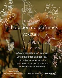 Obradoiro Elaboración de perfumes vexetais o 21 de abril