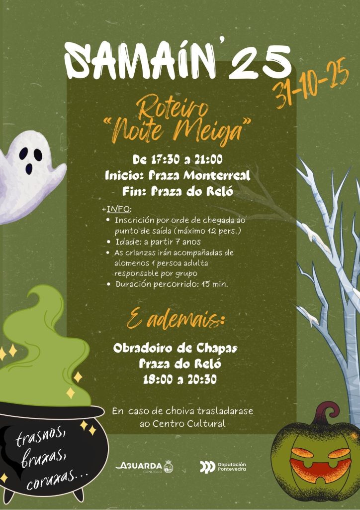 A Guarda organiza un roteiro “Noite Meiga” para celebrar un Samaín para todas as idades