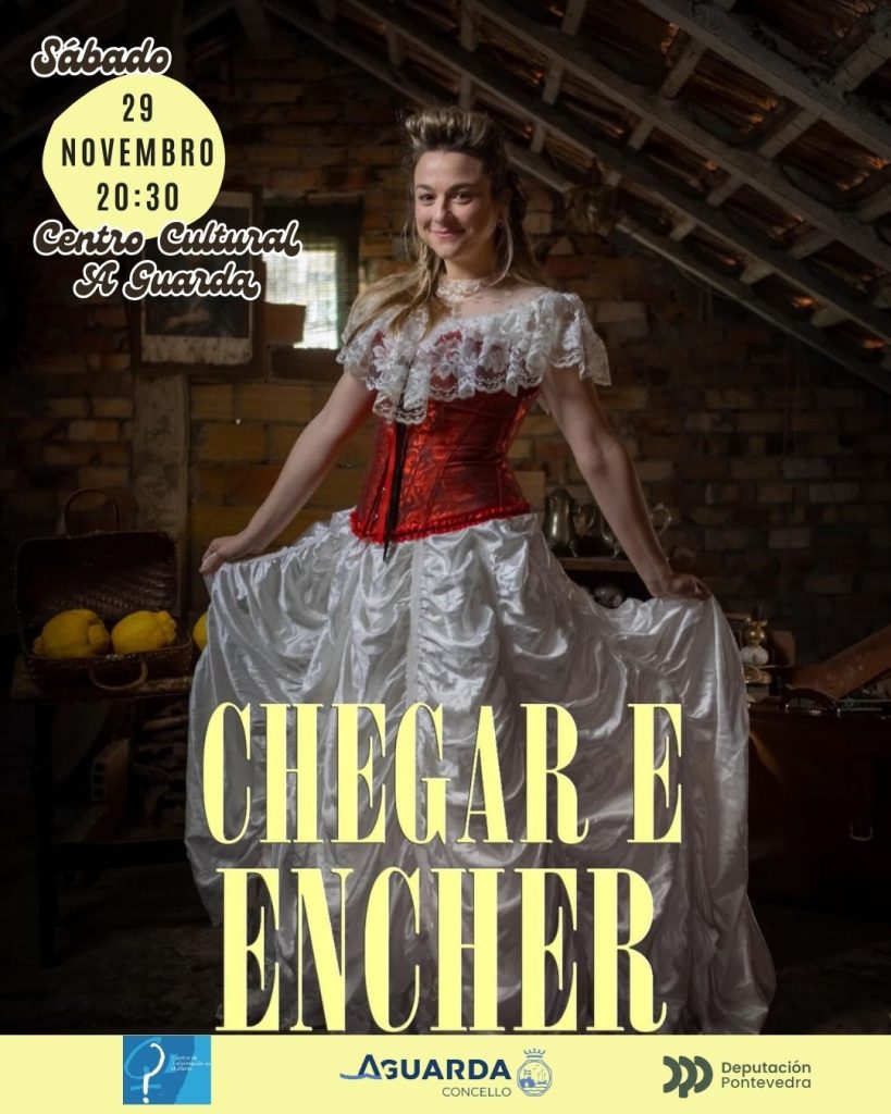 A obra ‘Chegar e encher’ pon fin á programación do 25N do Concello da Guarda