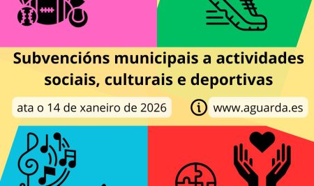 A Guarda abre o prazo para solicitar as subvencións  deportivas, sociais e culturais