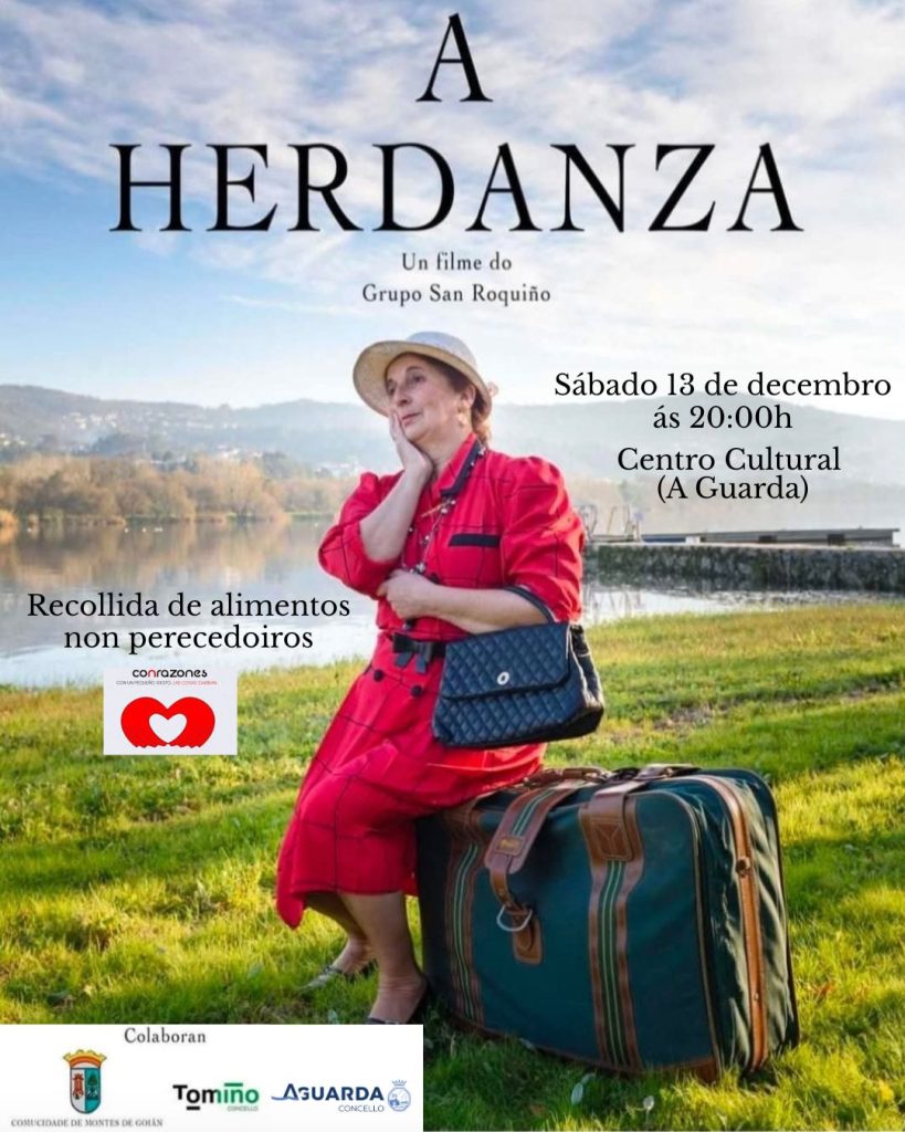 O grupo San Roquiño proxecta a película ‘A herdanza’ para recoller alimentos