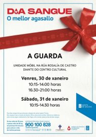 A unidade móbil de ADOS visita A Guarda este venres 30 e sábado 31