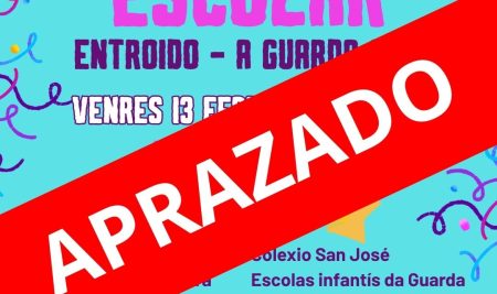 Adiado o desfile escolar de Entroido pola previsión meteorolóxica