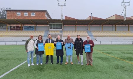 Os responsables do Clinic do Celta visitan o campo da Sangriña para ultimar detalles