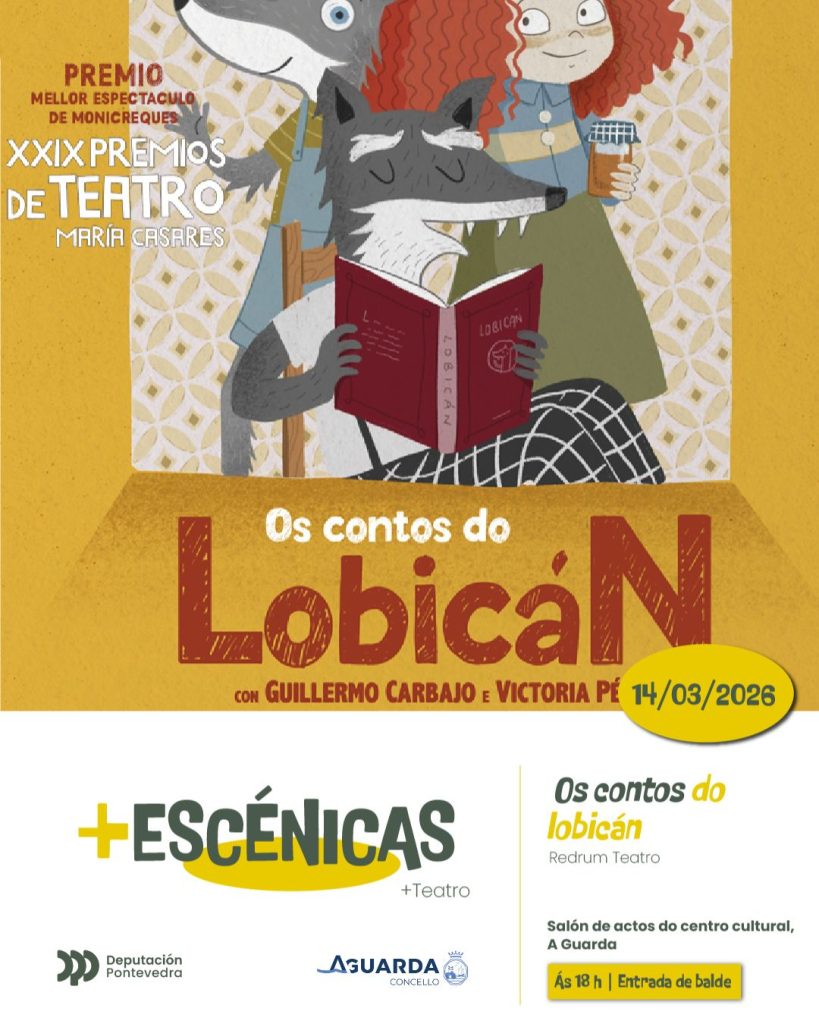 ‘Os contos do Lobicán’ ofrecen un espectáculo de monicreques cheo de valores educativos