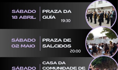 A Agrupación Musical da Guarda arranca o seu programa ‘Concerto nas parroquias’