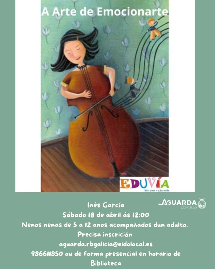 O contacontos “A arte de emocionarte” chega o 18 de abril á Biblioteca municipal da Guarda