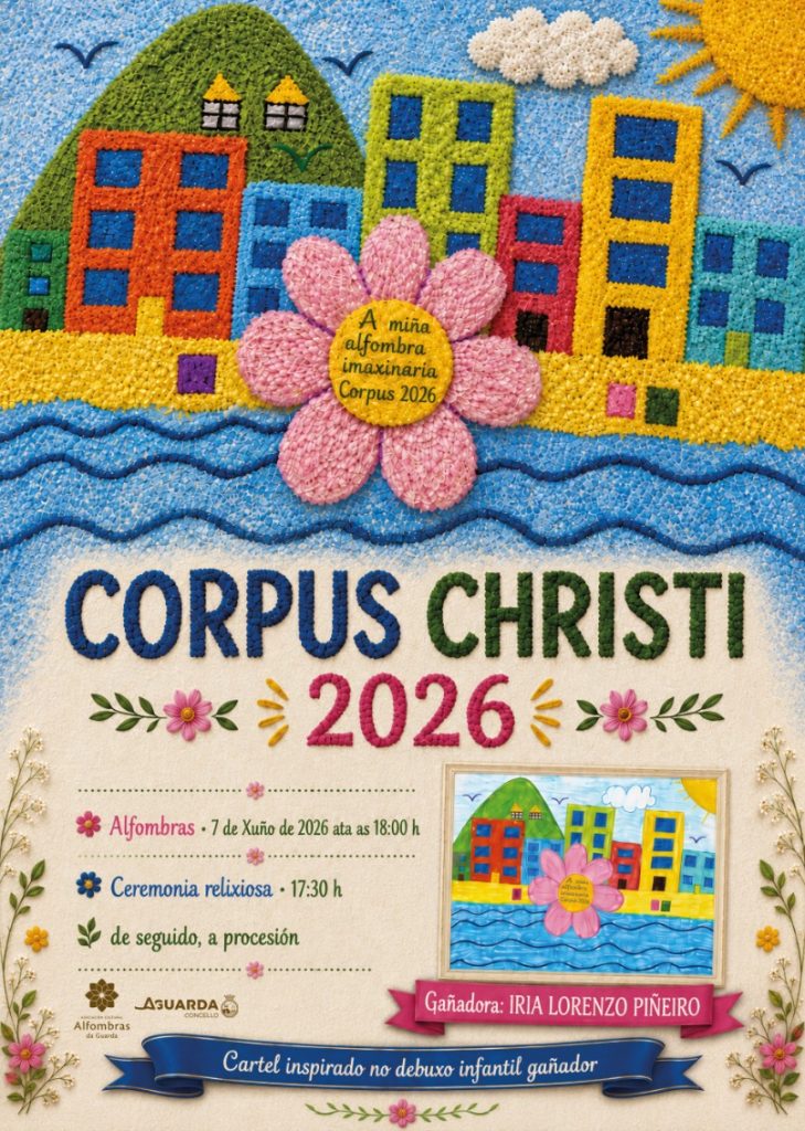 A Guarda volverá encher as súas rúas de cor coas alfombras florais na honra do Santísimo