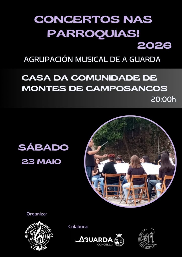 A Agrupación Musical da Guarda pecha este sábado en Camposancos o ciclo