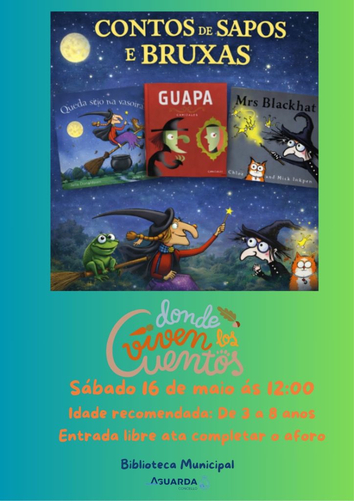 A Biblioteca da Guarda organiza un contacontos para celebrar o Día das Letras Galegas