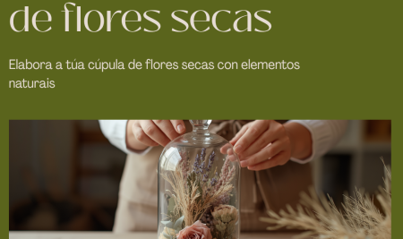 A OMIX da Guarda organiza un obradoiro para realizar unha cúpula de flores secas