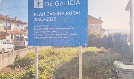 O Concello da Guarda executou o proxecto de ampliación e mellora do camiño municipal da Gándara ao abeiro do Plan Camiña Rural 2025-2026