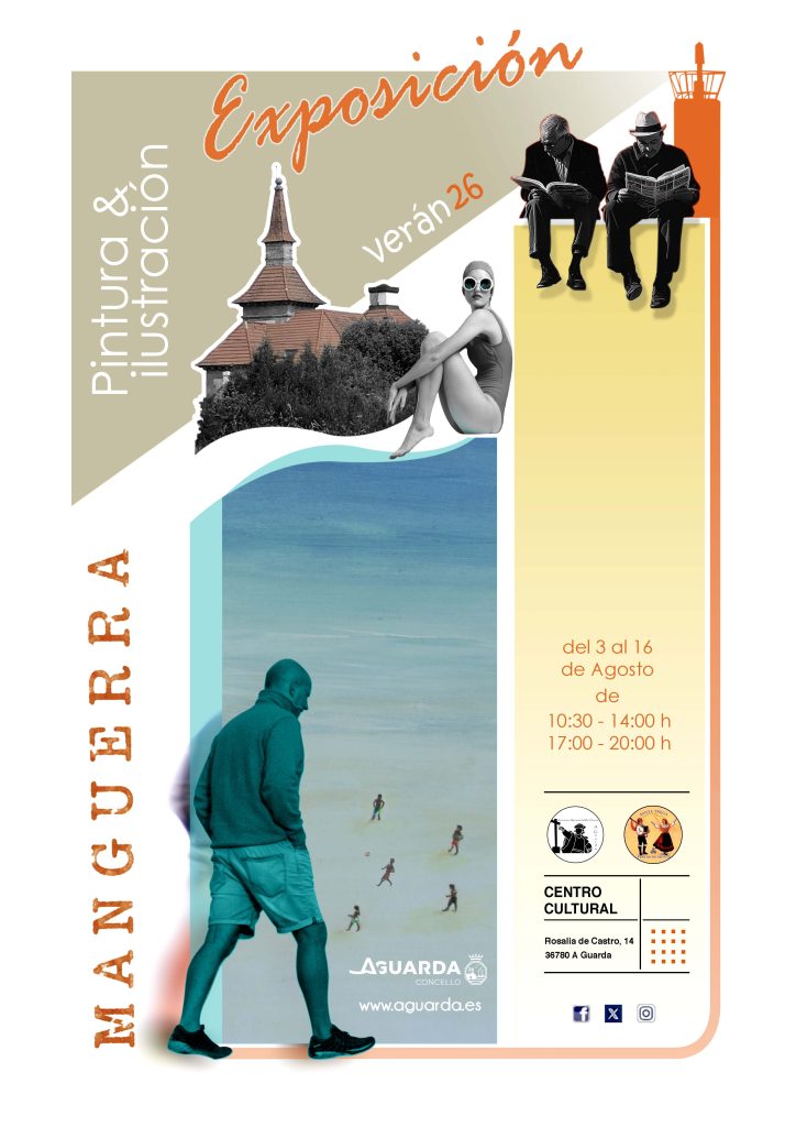 José Manuel de la Guerra expón a súa obra no Centro Cultural con motivo das Festas do Monte
