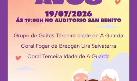 A Guarda celebra este domingo a Festa dos Avós no Auditorio de San Benito