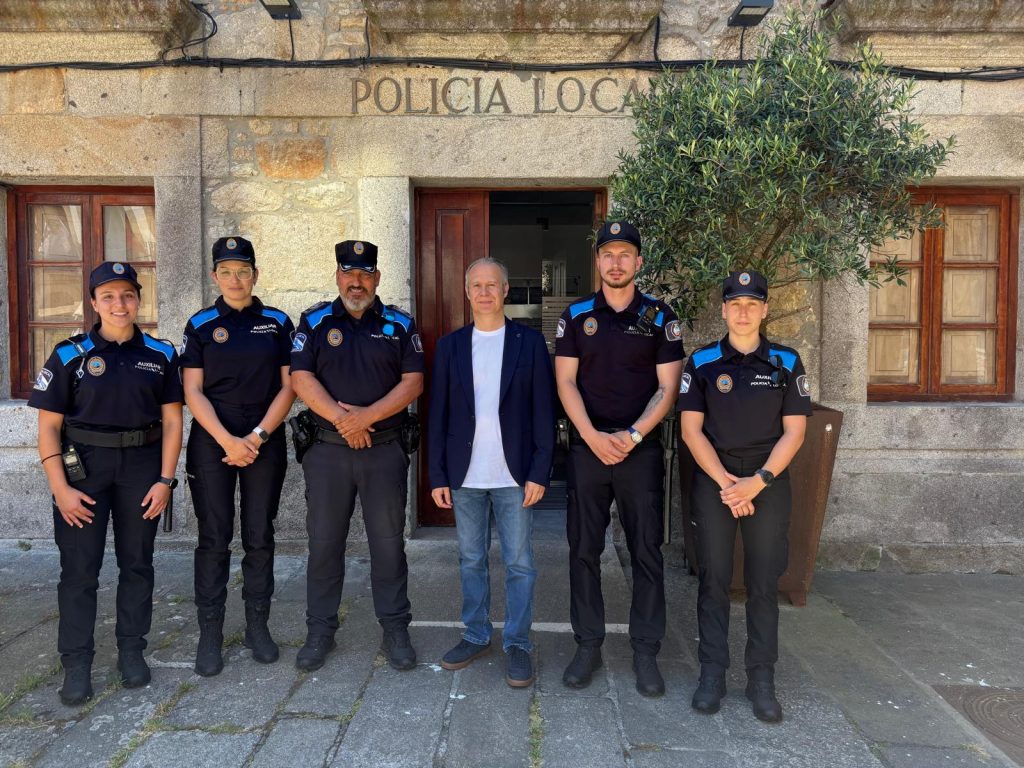 O Concello da Guarda incorpora cinco auxiliares de Policía Local para reforzar o servizo durante o verán