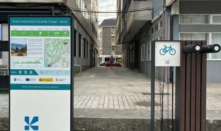 A Guarda conta xa cun punto de autorreparación de bicicletas na Alameda para impulsar o cicloturismo sostible