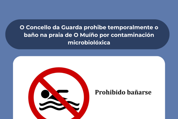 Prohibición De Baño Na Praia De O Muíño