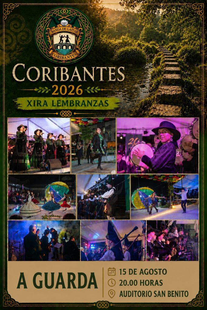 Os Coribantes de Buchabade recalan mañá na Guarda coa súa Xira Lembranzas