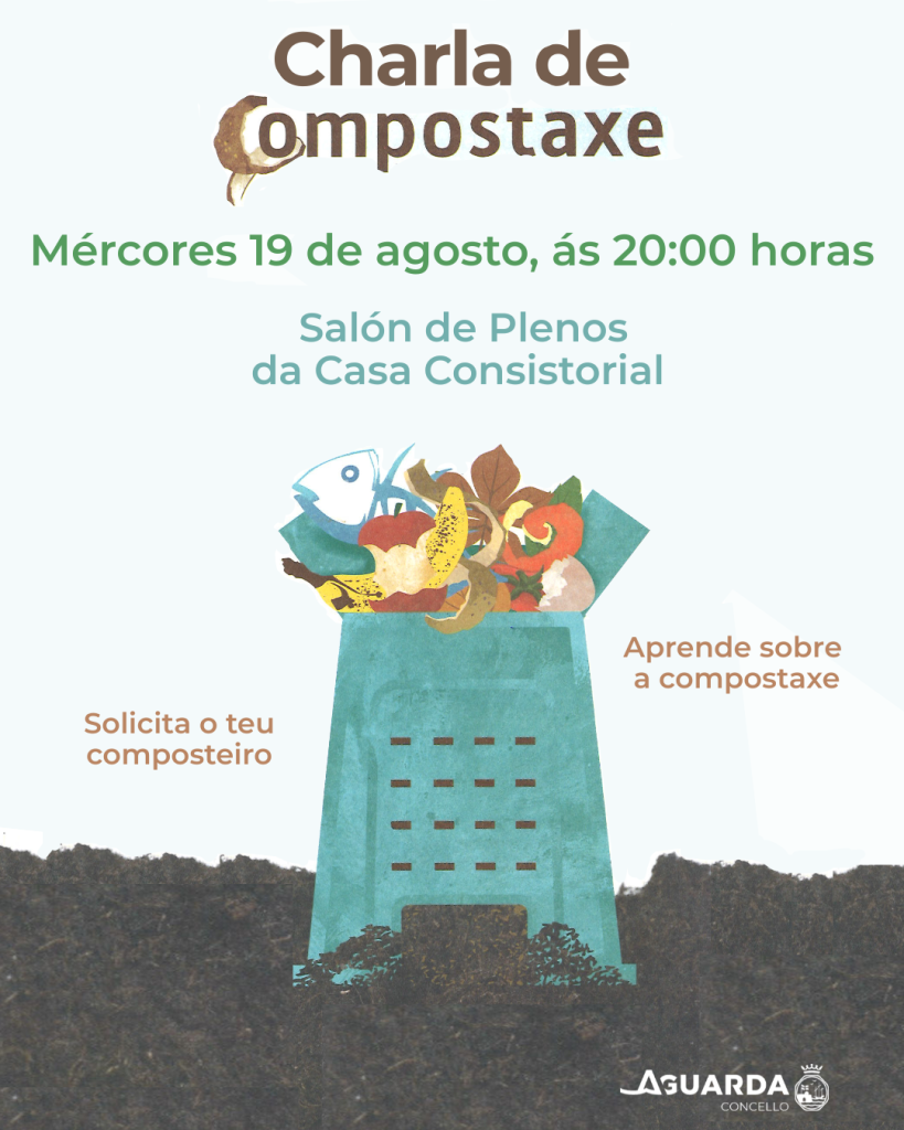 O Concello da Guarda organiza este mércores unha nova charla informativa sobre a compostaxe