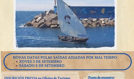 O Concello da Guarda e a Asociación Piueiro habilitan novas datas para as saídas de navegación no Volanteiro Piueiro