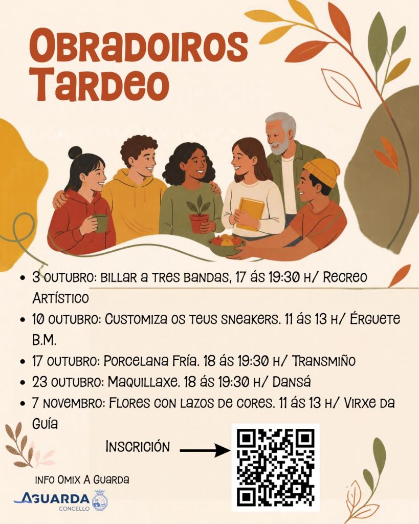 A OMIX da Guarda organiza as actividades do TARDEO con diversas asociacións guardesas