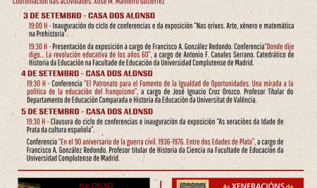 A Guarda presenta o ciclo de conferencias e exposicións “Franco e o desarrollismo. Aspectos de política educativa”