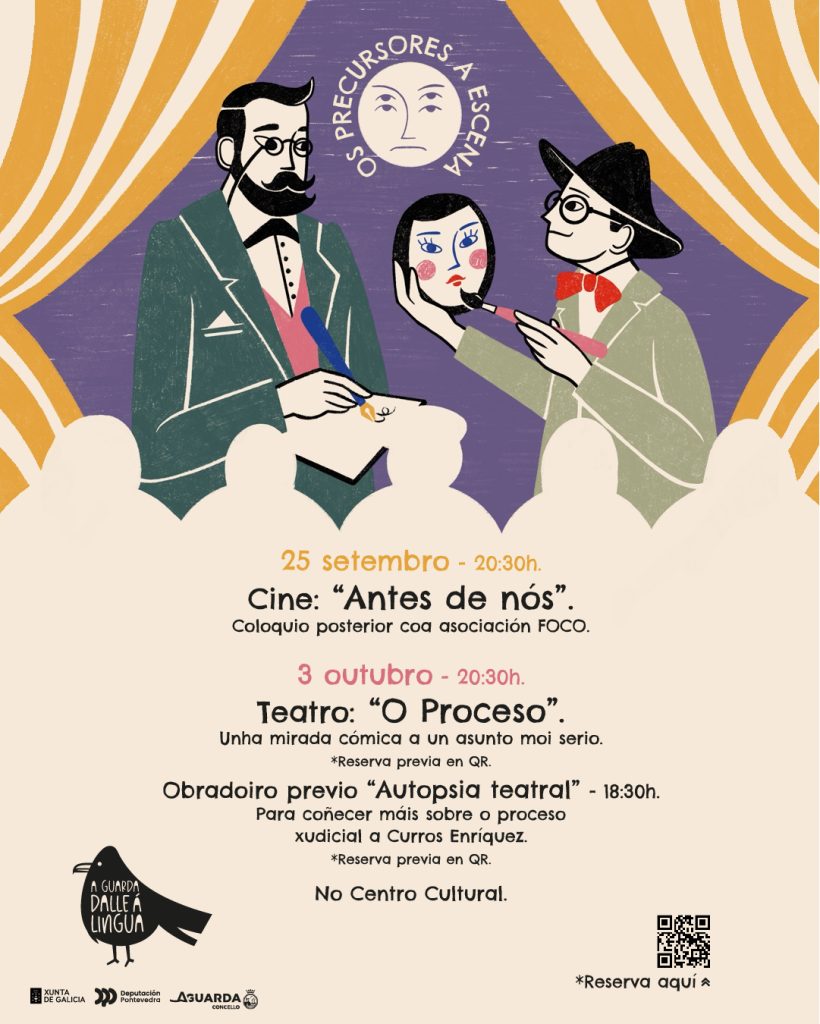 A Guarda inaugura a programación de outono cun ciclo adicado ás grandes figuras da literatura galega