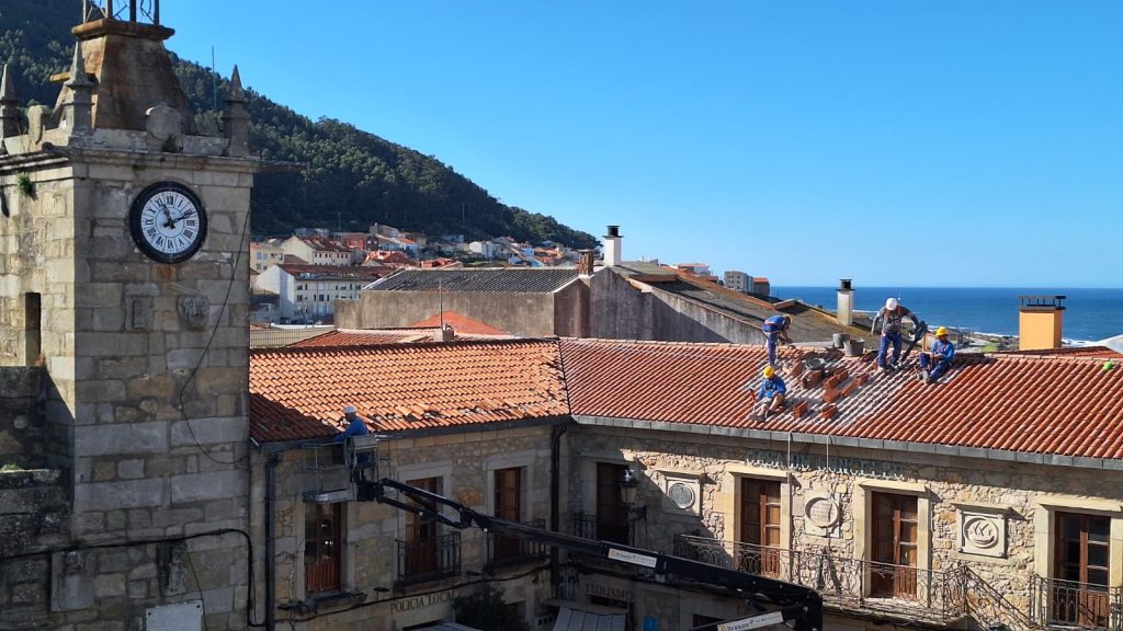 O Concello da Guarda ultima as obras da nova Biblioteca Municipal coa reparación e posta a punto da cuberta