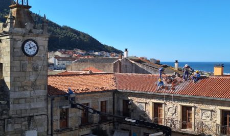 O Concello da Guarda ultima as obras da nova Biblioteca Municipal coa reparación e posta a punto da cuberta